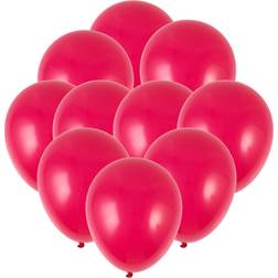 Hobbycraft Bright Pink Latex Balloons 10 Pack