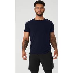 Alo Men's Triumph Crewneck T-Shirt Navy Navy