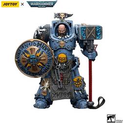 Joy Toy Warhammer 40k figurine 1/18 Space Wolves Arjac Rockfist 12 cm