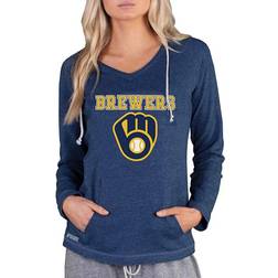 MLB Women's Milwaukee Brewers Concepts Sport Mainstream Hoodie Navy Navy