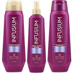 Infusium INFUSIUM Shampoo + Conditioner Leave in Treatment Moisturize Replenish ea.