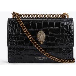 Kurt Geiger London Women's Crossbody Bag Croc Embossed Shoreditch