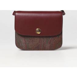 Etro Essential bag in fabric coated with Paisley jacquard Burgundy OS