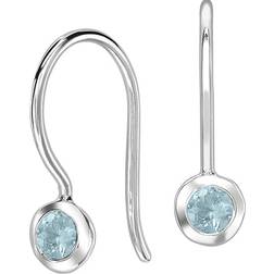 Dower & Hall Aquamarine Twinkle Drop Earrings