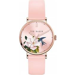 Light Pink Floral Pink Leather Ladies BKPPFF909