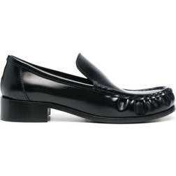 Acne Studios block-heel leather loafers women Calf Leather/Calf Leather/Calf Leather Black