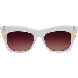 Balmain B-II cat-eye transparent