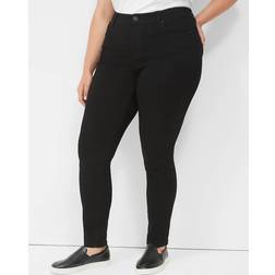 Lane Bryant Lane Bryant Signature Fit Sateen Skinny Jean Black