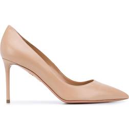 Aquazzura Purist pointed toe pumps women Leather/Leather/Leather Neutrals