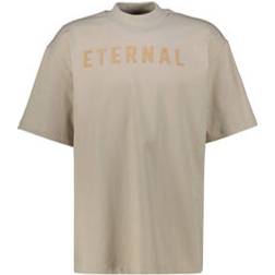 Fear of God Eternal Brand Print Relaxed-Fit Cotton Jersey T-shirt - Cement