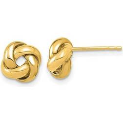 Bagatela Love Knot Post Earrings - Gold