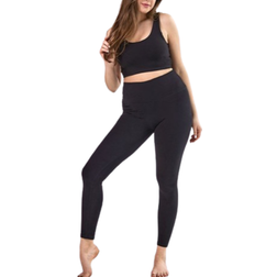 Samarali Yoga Bra and Leggings Set - Black