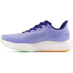 New Balance Women's FuelCell Rebel v3, Width: Color: Vibrant Violet/Victory Blue/Vibrant Spring Glo