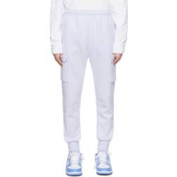 Nike Men's Sportswear Club Fleece Cargo Pants - Football Grey/White
