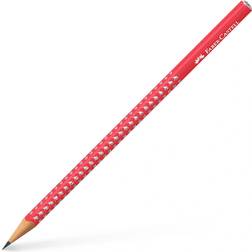 Faber-Castell Sparkle Graphite Pencil Candy Cane Red