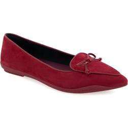 Aerosoles Doran Flat Pomegranate Suede Pomegranate Suede