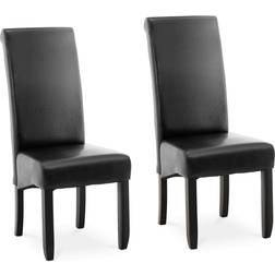 Fromm & Starck Upholstered Black Chair 2pcs