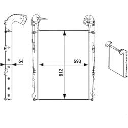 Mahle MAHLE CI 137 000P Ladeluftkühler BEHR PREMIUM LINE