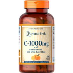 Puritan's Pride C-1000mg with Bioflavonoids and Wild Rose Hips 250 pcs