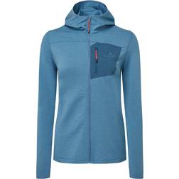 Mountain Equipment Womens Lumiko Hooded Jacket: Stellar/Majolica: