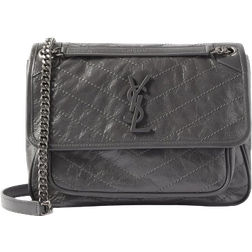 Saint Laurent Niki Medium Shoulder Bag - Grey