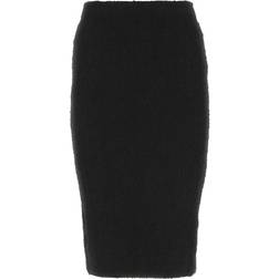 Bottega Veneta Terry Fabric Skirt - Black