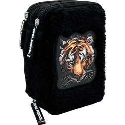 Tinka Tiger Black Triple Pencil Case