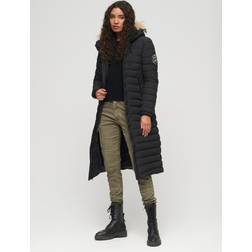 Superdry Fuji Hooded Longline Puffer Coat