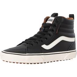 Vans Filmore Hi Leather Trainers Black/Marshmallow