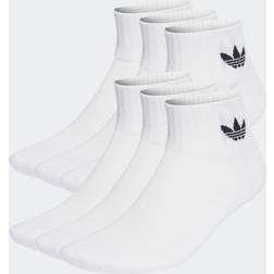 Adidas white & black mid ankle socks pack White/Black 8.5-10