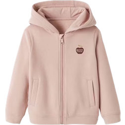 Vertbaudet Girl's Hooded Sweatshirt - Pink