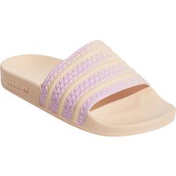 Adidas Originals Originals Adilette Womens White/Purple/Orange 10.0