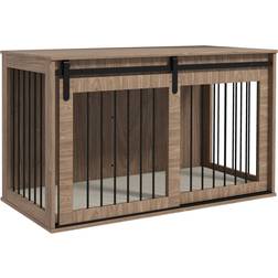 Pawhut Dog Crate with Removable Cushion for Large Dogs 63x100x60cm