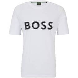 Hugo Boss Logo Print T-shirt - White