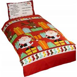 Rapport Santas List Duvet Set Single 53.1x78.7"