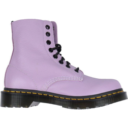 Dr. Martens 1460 Women's Pascal Black Eyelet Lace Up Boots - Lilac