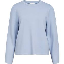 Object Long Sleeved Knit Sweater - Brunnera Blue