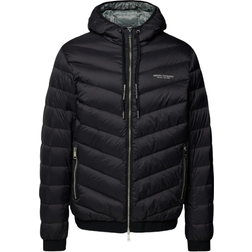 Armani Exchange Hooded Down Jacket - Black