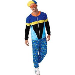 Bristol Novelty Men 90s Tracksuit Std Costume