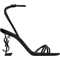 Saint Laurent Opyum leather sandals black