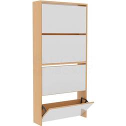 Vida Designs Welham Oak Shoe Rack 62.4x134cm