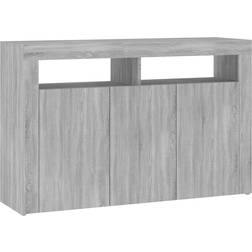 vidaXL 115.5x30x75cm Grey Sonoma Sideboard 115.5x75cm