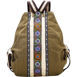 Tlily Ethnic Backpack - Green