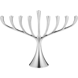 Georg Jensen Cobra Menorah Stainless Steel Candlestick 27cm