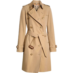 Burberry The Mid-length Kensington Heritage Trench Coat - Honey