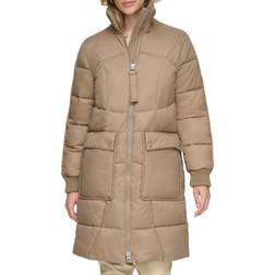 Andrew Marc Pavia Quilted Down Coat - Mushroom