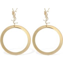 Saint Laurent Hoop Earrings - Gold