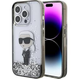 Karl Lagerfeld Liquid Glitter Ikonik Case for iPhone 15 Pro