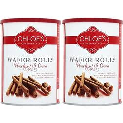 Chloe's Hazelnut & Cocoa Wafer Rolls 400g 2pack