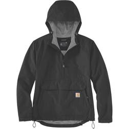 Carhartt Women's Rain Defender Loose Fit Lightweight Packable Anorak - Black